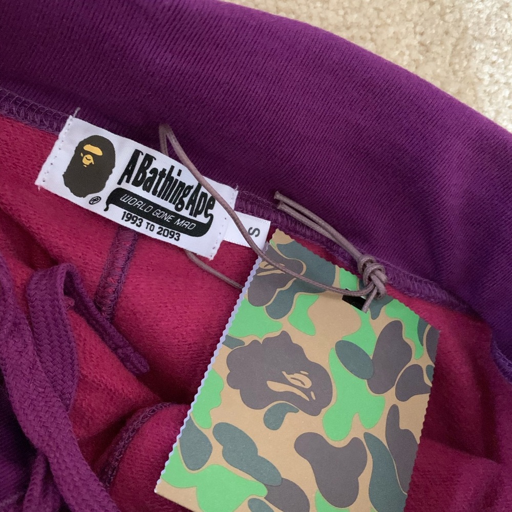 Bape / A Bathing Ape Purple Camo Shark Shorts - Picture 3 of 6